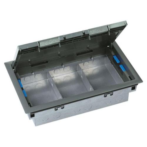 Electrak 3 Compartment Cavity Floor Boxes & Accessories