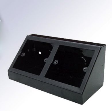 2 x Single Pedestal Black