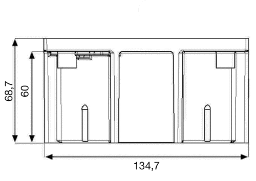 IP66 Brass Lid Grommet Cavity & Screed