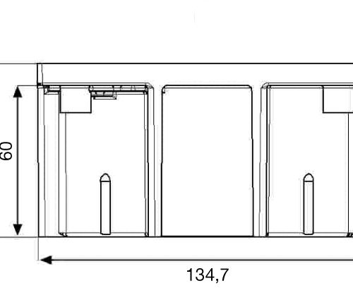IP66 Brass Lid Grommet Cavity & Screed