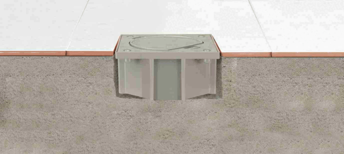 IP66 Brass Lid Grommet Cavity & Screed