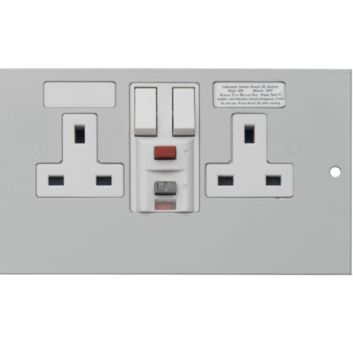 Twin RCD Socket 3 Compt
