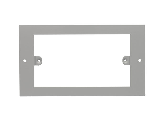 2 gang Outlet Plate 3 Comp