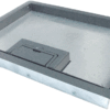 20mm Recess Lid Powder Coated Grey