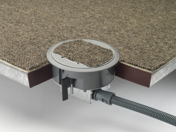 13a Unswitched Power Grommet Inc Carpet Recess