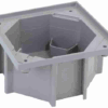 IP66 Stainless Lid Grommet, Cavity & Screed