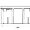 IP66 Stainless Lid Grommet, Cavity & Screed