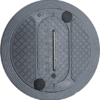 EG0025 127mm Single Power Grommet Aluminium