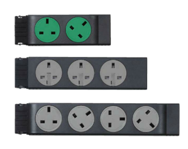 2, 3 & 4 Gang Socket Modules