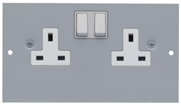 CMD Powerplan PCP401C Clean Earth Twin Switched Socket 4&2 Compt