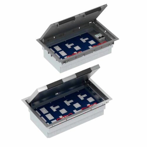 Schneider Mita INS53070 3 Compt Floor Box 70mm Deep