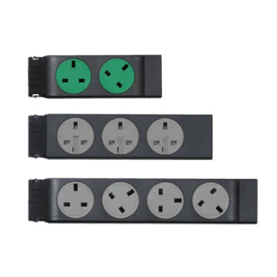 Electrak Intersoc-R 2, 3 & 4 Gang Socket Modules
