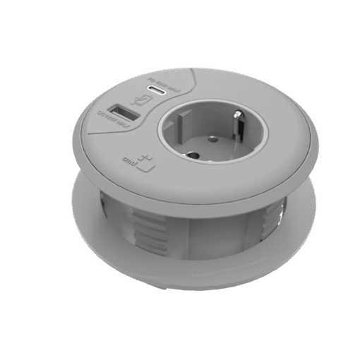 CMD PortHole 4 Through Desk Module - USB Charging